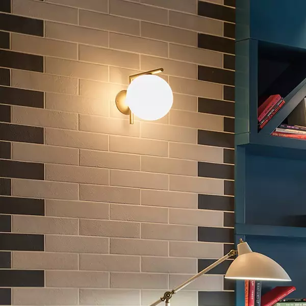 Applique/plafonnier boule de verre IC Lights S62