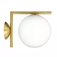 Applique/plafonnier boule de verre IC Lights S62