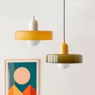 Lampa Wisząca Morandi Ze Szklanym Dyskiem S85