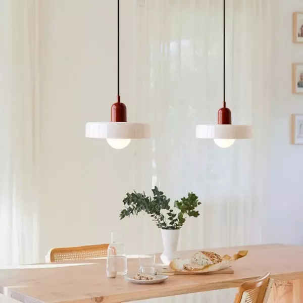 Lampa Wisząca Morandi Ze Szklanym Dyskiem S85