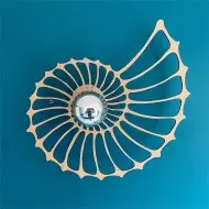 LED-Wandleuchte mit Schattenwurf aus Holz S87