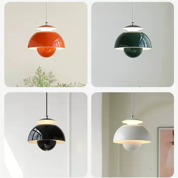 Moderni Flower Bud metalliriippuvalaisin S88