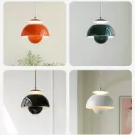 Moderni Flower Bud metalliriippuvalaisin S88