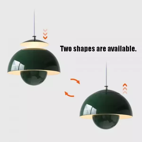 Moderni Flower Bud metalliriippuvalaisin S88