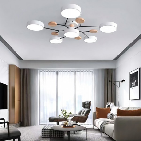 Nordic Modern Multi Disc Taklampe S94