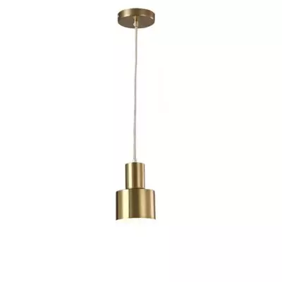 Nordic Brass Bedroom Pendel Ljus Modern Bar Pendel Ljus S95