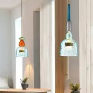 Nordic Kolorowa szklana lampa wisząca Lollipop S97