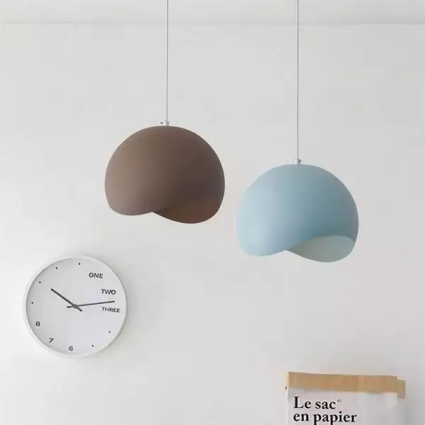 Nordic Macaron Äggskal Metall Pendellampa S105