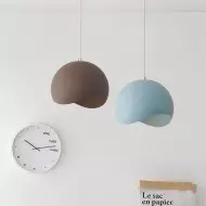 Nordic Macaron Äggskal Metall Pendellampa S105