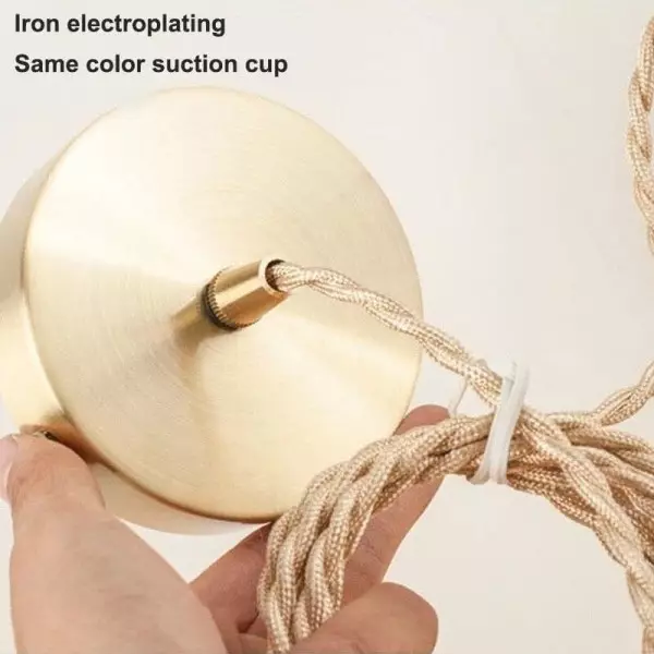 Szklana lampa wisząca w stylu retro z kwiatem hibiskusa S104