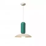 Szklana lampa wisząca w stylu retro z kwiatem hibiskusa S104