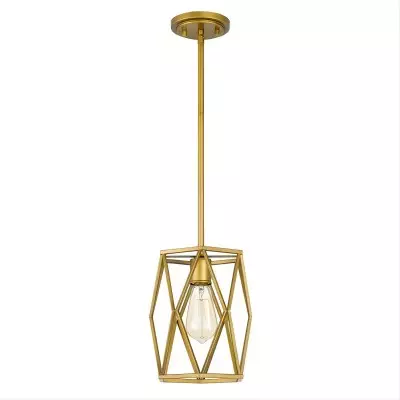 Antike Käfigzylinder-Glühpendellampe S109