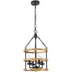 Lampada a sospensione a incandescenza con cilindro a gabbia antica S109