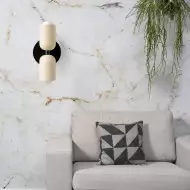 Applique da parete colorata a doppia testa su e giù S113