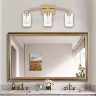 Teollinen sylinterimäinen messinkiseinävalaisin kylpyhuoneeseen S114