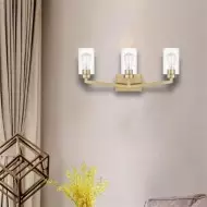 Teollinen sylinterimäinen messinkiseinävalaisin kylpyhuoneeseen S114