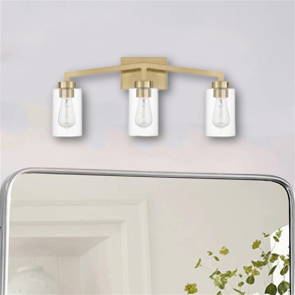 Teollinen sylinterimäinen messinkiseinävalaisin kylpyhuoneeseen S114