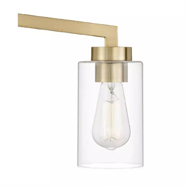 Teollinen sylinterimäinen messinkiseinävalaisin kylpyhuoneeseen S114