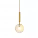 Lampada a sospensione a incandescenza con cilindro a gabbia antica S109