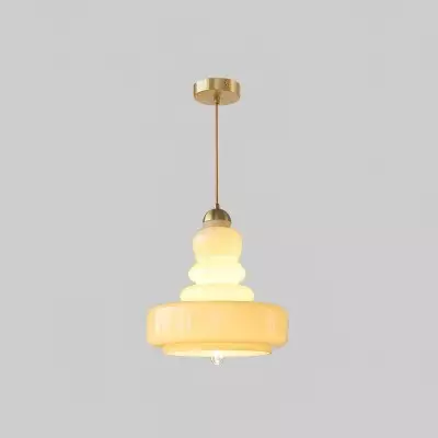 Lampa wisząca ze szkła Bauhaus Vintage S125