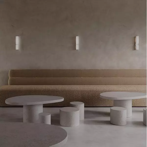 Moderni ylellinen alabasteri seinävalaisin S126