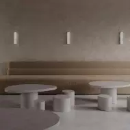 Moderni ylellinen alabasteri seinävalaisin S126