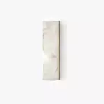 Applique murale Bauhaus en verre crème Marshmallow S129