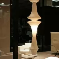 Art Deco Large Rice Paper E Pendel Light S128