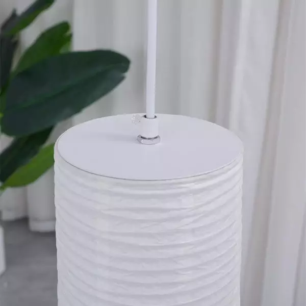 Art Deco Large Rice Paper E Pendel Light S128