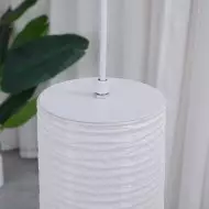 Art Deco Large Rice Paper E Pendel Light S128