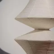 Art Deco Large Rice Paper E Pendel Light S128