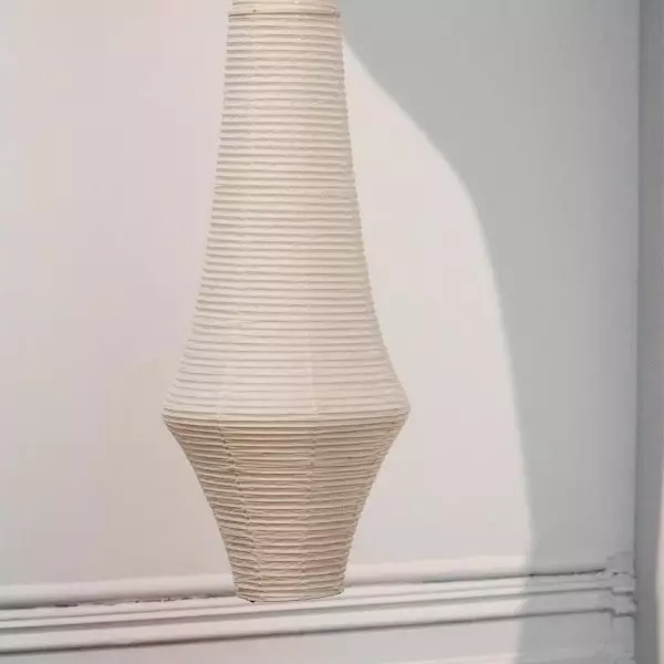 Art Deco Large Rice Paper E Pendel Light S128