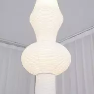 Art Deco Large Rice Paper E Pendel Light S128