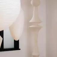 Art Deco Large Rice Paper E Pendel Light S128