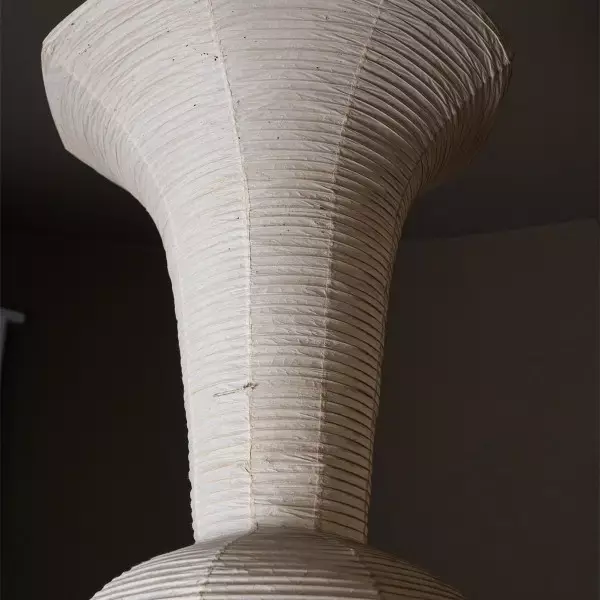 Art Deco Large Rice Paper E Pendel Light S128