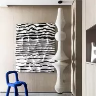 Art Deco Large Rice Paper E Pendel Light S128