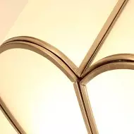 Lampada da soffitto in vetro da incasso a forma di fiore vintage S131