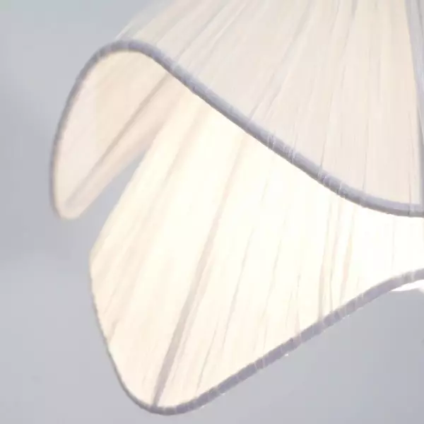 Skandynawska lampa wisząca z tkaniny w kształcie meduzy S133