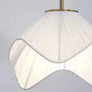 Skandynawska lampa wisząca z tkaniny w kształcie meduzy S133