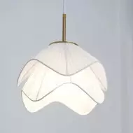 Skandynawska lampa wisząca z tkaniny w kształcie meduzy S133