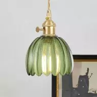 Japońska Lampa Wisząca W Kształcie Kwiatka W Stylu Retro S28