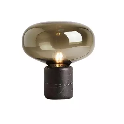 Marmurowa lampa stołowa Vintage Orb Bauhaus S136