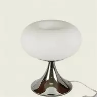 Bauhaus Szklana lampa stołowa LED w kształcie jabłka S137