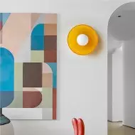 Modern Round Flush Mount Morandi Ceiling Lamp Wall Lamp S142