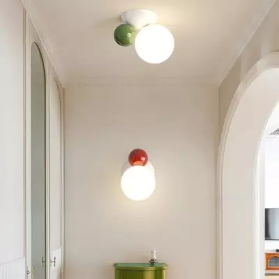 Macaron Ball Metall Vägglampa Taklampa S146