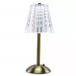 Bauhaus Szklana lampa stołowa LED w kształcie jabłka S137