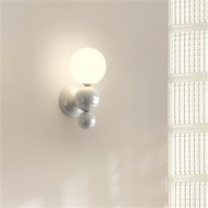 Aplique de pared de metal con forma de globo de colores S149