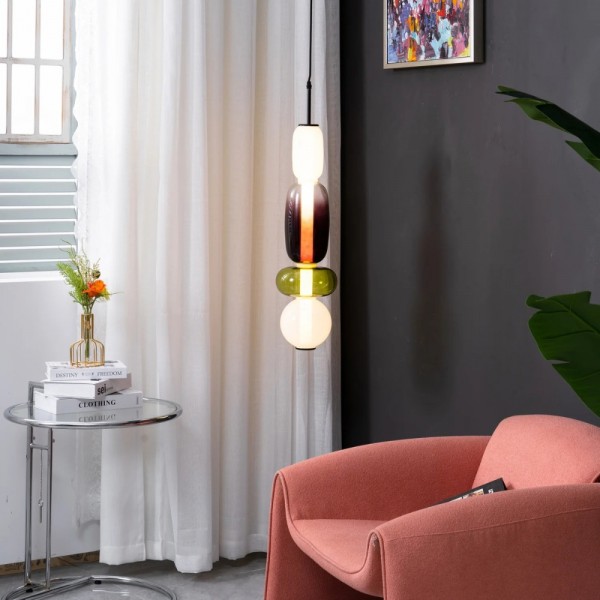 Nordic Colored Candy Glass Pendant Light S148