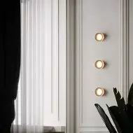 Modern Minimalistisk Rund Dimple Vägglampa S156