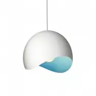 Kreatywna półskorupkowa metalowa lampa wisząca S158